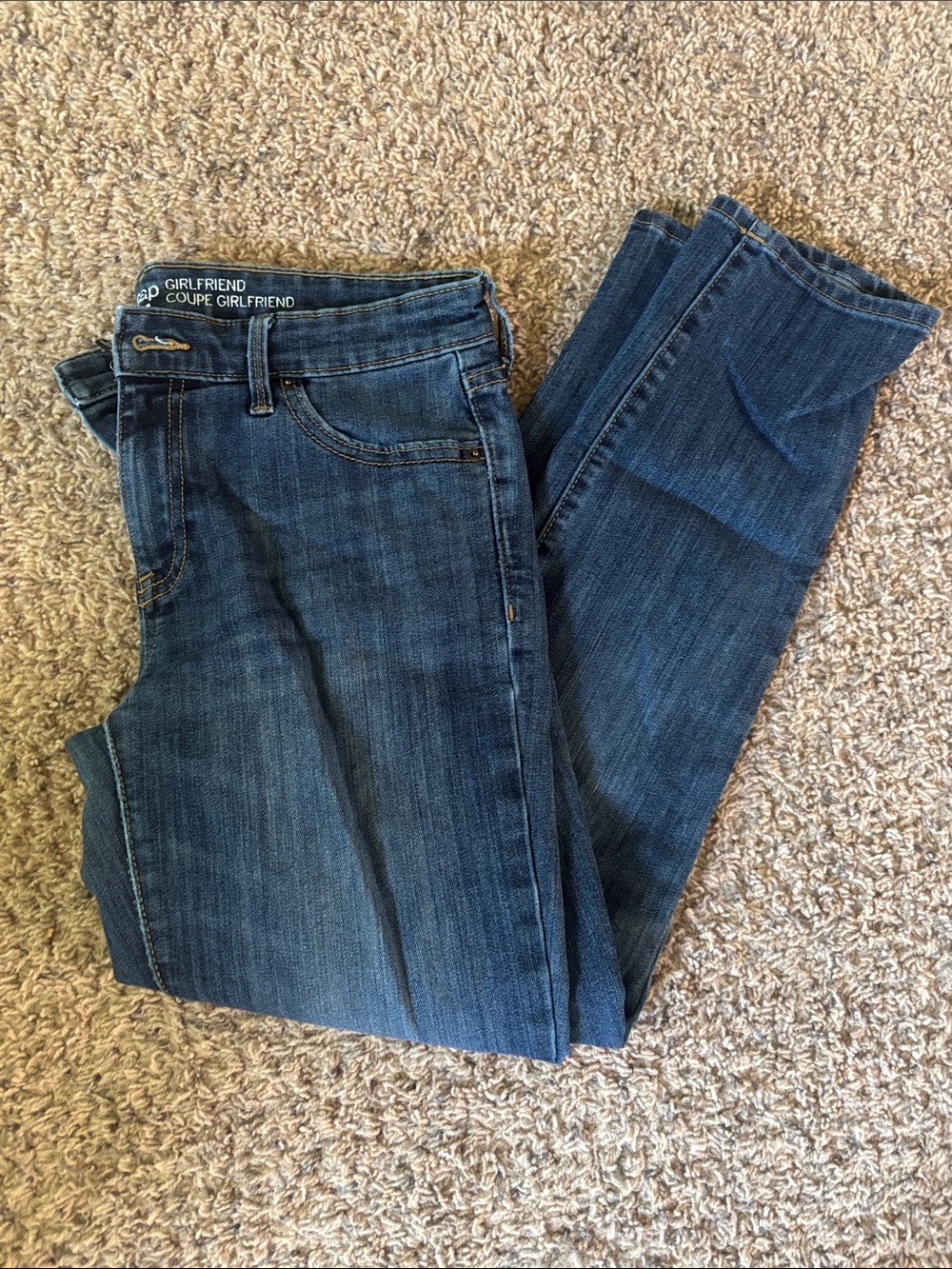 GAP Women’s Dark Blue Boyfriend Jeans